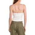 thumbnail image 2 of Nicholas womens  Marjorie Seamed Linen Camisole, 8, White, 2 of 3