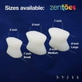 thumbnail image 3 of ZenToes 6 Pack Gel Toe Separators with No Loop for Bunions and Corns - Small, 3 of 6