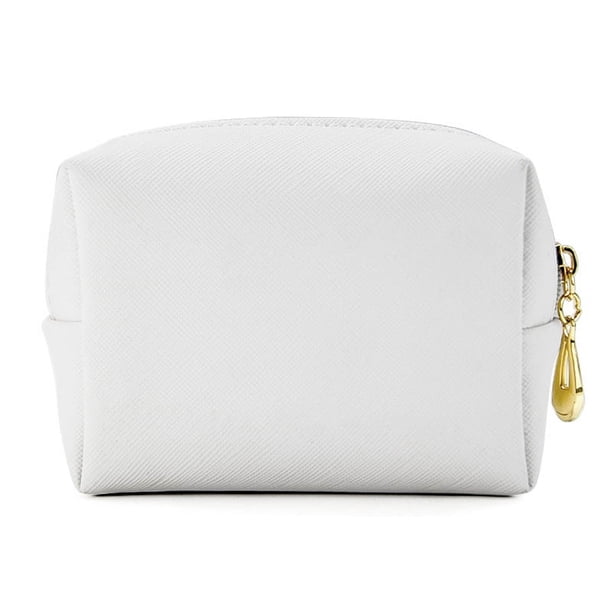 Bolsa de viaje portátil para cosméticos, bolsa de cosméticos pequeña, portátil, para mujer, de PU, impermeable, bolsa de almacenamiento de cosméticos