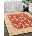 thumbnail image 3 of Ahgly Company Machine Washable Indoor Rectangle Abstract Orange Red Area Rugs, 5' x 8', 3 of 7