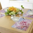 thumbnail image 4 of Ambesonne Floral Place Mats Set of 4, Sakura Blossom Branches, Standard Size, Pale Pink Purplegrey, 4 of 6
