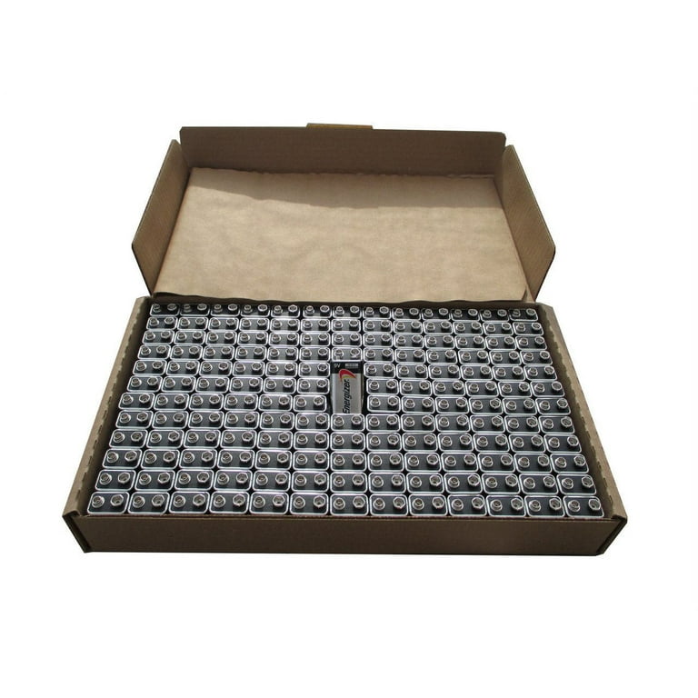 Pack of 80 Energizer 522 9 Volt Alkaline Battery Bulk Pack
