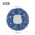 thumbnail image 6 of YFYANG Women's Double Waterproof Shower Cap, Blue-Violet Line Art Reusable Hair Cap for All Hair Styles and Head Sizes, 6 of 9