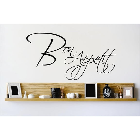 Custom Decals Bon Appetit Kitchen 20x40 Inches