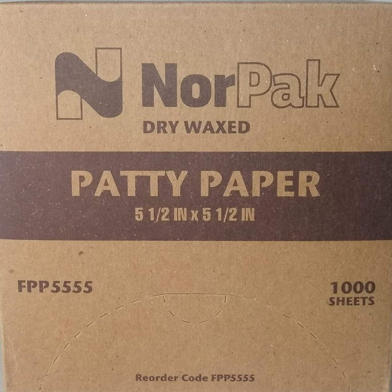 Norpak F1215NUP, 12x15-inch Dry Wax Paper Sheets, 50/cs