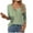 Green, variant on Kaprioy Womens Striped Shirt Long Sleeve Striped T Shirts Trendy Basic Tops Casual V Neck Button Fall Pullover Shirts Blue, L