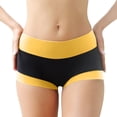 thumbnail image 1 of PMVFHDE Culottes Culottes Garçonnes pour Femmes Taille Haute Dames sous Robe Tailles Régulières et Plus Coton Culottes pour Dames Jaune, 1 of 6
