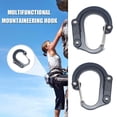 thumbnail image 5 of 1pc Mosquetón D-ring Llavero Clip Camping Llavero Gancho de presión Kit de viaje al aire libre Hugtrwg  Para estrenar, 5 of 5