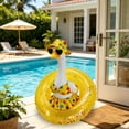 thumbnail image 6 of Gooses Clothes Yard Accent for Home Decors, Bikini Outfit Set for 23 Inch Porch Goose, Striped Two Piece Swimsuit and Beach Hat, Outdoor Summer Lawn Holiday Decoration, 6 of 6