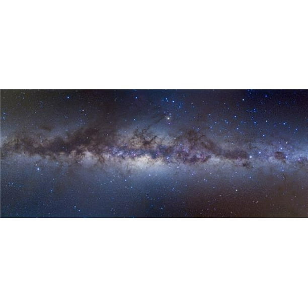 StockTrek Images PSTADY200045SLARGE Vue Panoramique du Centre de l'Affiche de la Voie Lactée, 44 x 18 - Grand