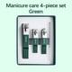 thumbnail image 1 of Cortaúñas profesional de acero inoxidable con diseño antisalpicaduras | Kit de manicura de 4 piezas para hombre y mujer | Herramientas portátiles para el cuidado de las uñas, para el hogar y viajes, 1 of 3