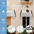 thumbnail image 4 of 2 40"x32" Door Window Awning Exterior, Polycarbonate Cover Entry Door Outdoor Patio Awning Canopy, Front Door Overhang Awning for Sun Shutter, UV, Rain and Snow Protection, Hollow Sheet (Clear Board), 4 of 10