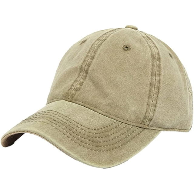 LinYooLi Casquette de Baseball Rétro Unie pour Femmes Hommes Sensation Denim Tendance Chapeau Crâne Réglable Toutes Saisons Décontracté