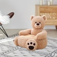 thumbnail image 4 of Kids Baby Plush Cartoon Small Sofa Chair for Reading, Relaxing, And Size 19 X 19 Bear, 4 of 9
