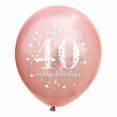 thumbnail image 1 of 16 18 21 30 40 50 60 Birthday Balloon Party Decoration Gold / Black / Rose Gold, 1 of 5