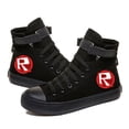 thumbnail image 5 of Roblox-zapatos de lona con Velcro para hombre y mujer, calzado deportivo de ocio para estudiantes, zapatillas con patrón de dibujos animados de Anime, regalos de cumpleaños, 5 of 5