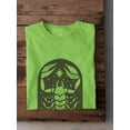 thumbnail image 3 of Outline Zodiac Sign Scorpio T-Shirt Men -Image by Shutterstock, Male 4X-Large, 3 of 4