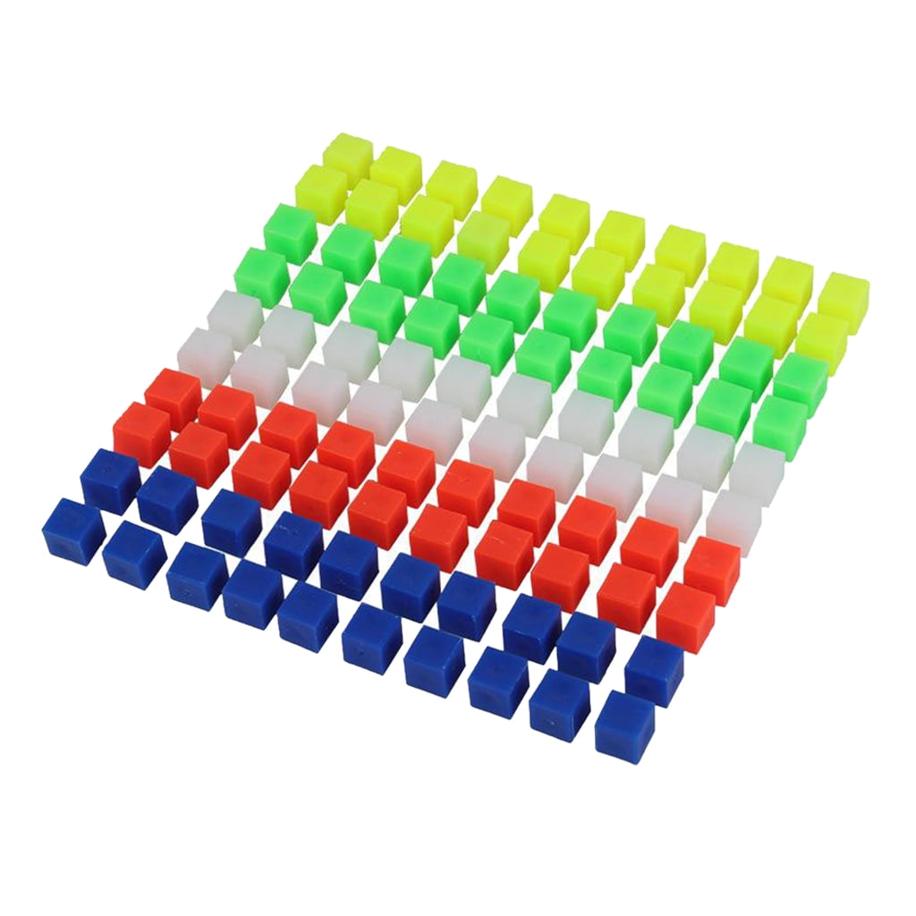 250 x 1cm Cubes Counting Interlocking Math Learning Home school 