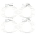 thumbnail image 4 of GLFILL Chef de File en Fluorocarbone 20 Lb-80 Lb Chefs Invisibles en Fluorocarbone avec Torsades et Bouton-Pression Ligne de Chefs en Fluorocarbone 12 Pcs 12 Po-35 Lb, 4 of 9