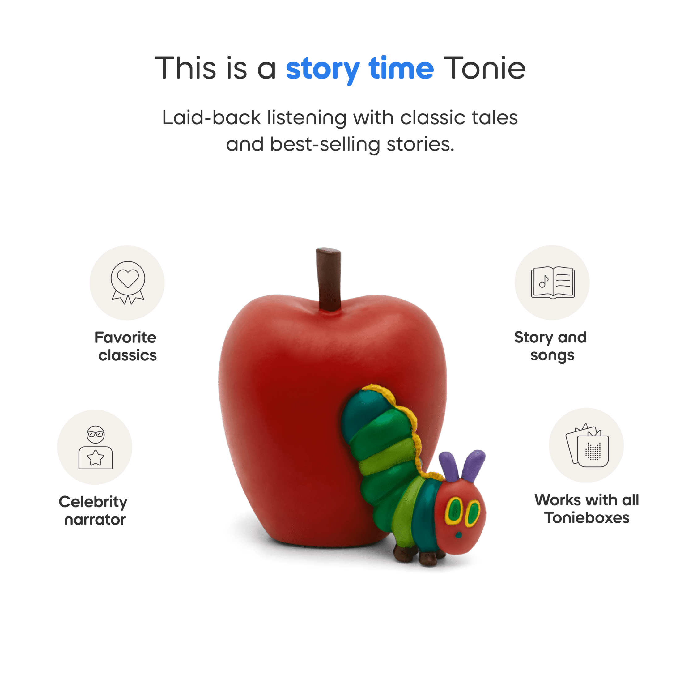 tonies The Very Hungry Caterpillar Audio Toy Figurine, Age Range 3+