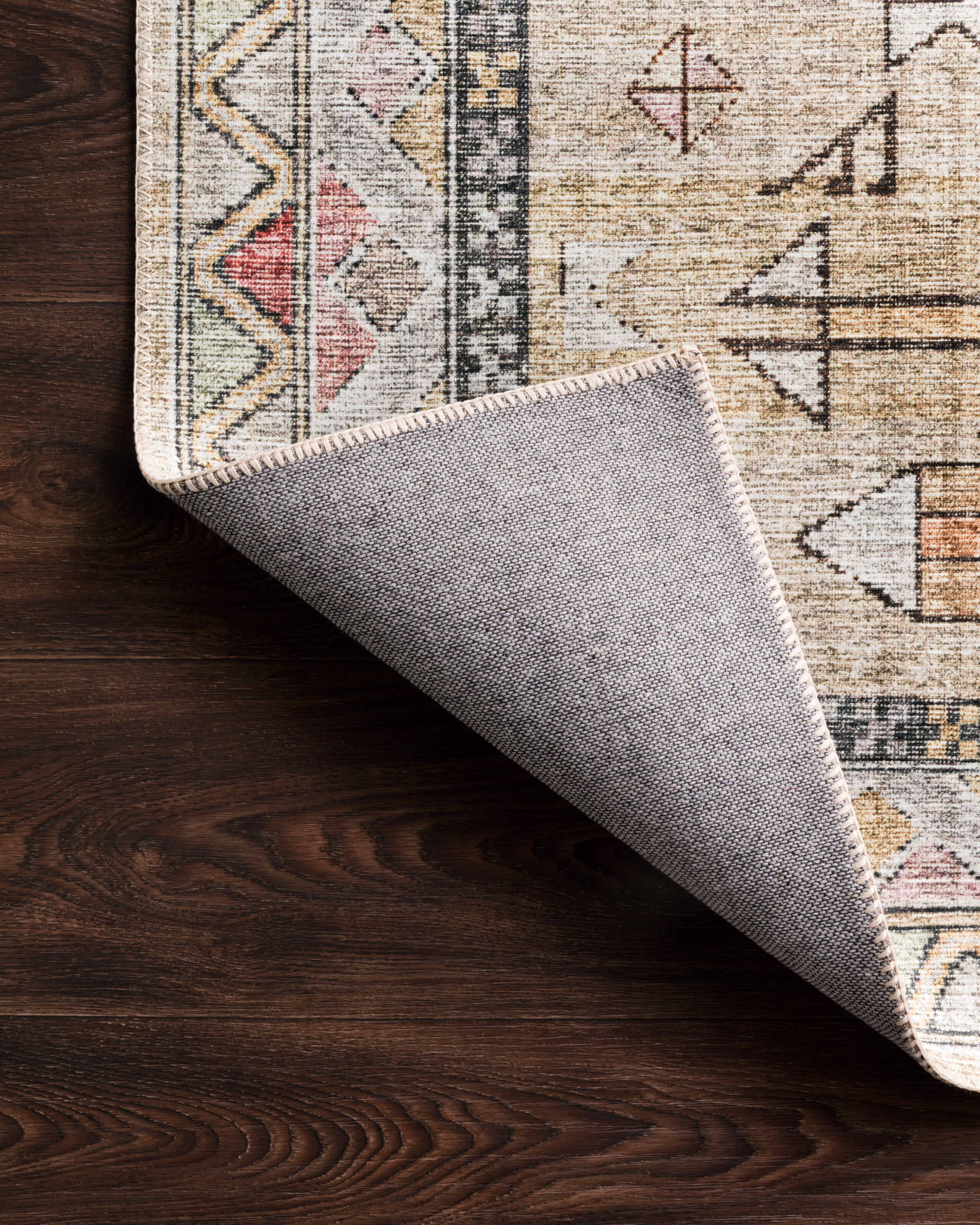 Loloi Skye Gold / Blush 8'-0" x 8'-0" Round Area Rug