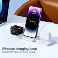 thumbnail image 2 of MesaSe Foldable 3-in-1 Wireless Charger for  Watch Headset Charging Stand, 2 of 10