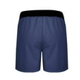thumbnail image 6 of Timegard Mens Shorts Summer Side Split Elastic Waist Drawstring Shorts Beach Casual Shorts with Pockets, 6 of 8