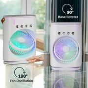 Bullseye Air Rechargeable Misting Fan Portable Cooling Mist Cordless Electric Fan Indoor Outdoor