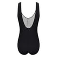 thumbnail image 5 of ZQUUVOU Women Athletic One Piece Swimsuits Sporty Racerback Bathing Suits Full Coverage Modest Swimwear Black, 5 of 5