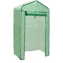 Rolling Greenhouse Cover - 3 Tier Portable Greenhouse Replacement Top - Durable PE Material