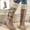 Beige, variant on Willtoo Womens Knee High Boots Fuzzy Cuff Lace Up Wedge Heel Tall Boots Fashion Warm Snow Boot for Casual Outdoor Fall & Winter Wear