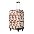 thumbnail image 2 of Daiia Leopard Print Luggage Cover, Thickened Washable Travel Luggage Covers, Elastic Unique Baggage Covers for 18-20 inch Luggage-Small, 2 of 9