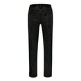 thumbnail image 4 of Rrunsv Mens Jeans Slim Fit Men's Skinny Jeans Stretch Ripped Tapered Leg Black,L, 4 of 5