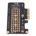 thumbnail image 3 of NVMe M.2 To PCIE3.0 Riser Card, Black Colour PCI Express Riser Card 32Gbps High Speed Multiple  Cooling PCB Material  for Win for OS X, 3 of 7