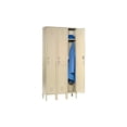 thumbnail image 2 of Single Tier Locker 12x15x72, 3 Door, Unassembled, Tan, 2 of 3