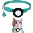 thumbnail image 1 of Pet Safety Reflective Collar Adjustable Footprint Print Pet Necklace With Bells Compatible For, 1 of 9