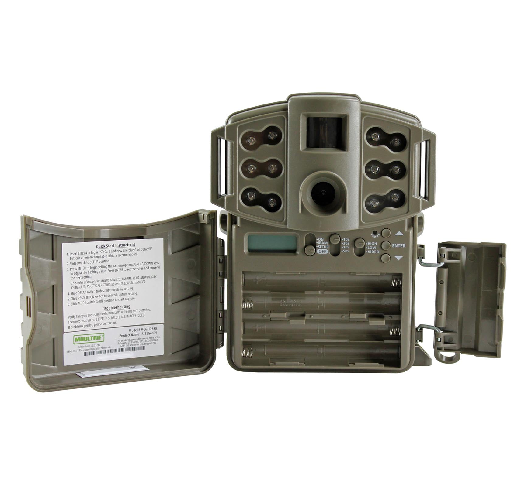 Moultrie(モルトリー) A-5 Gen 2 5.0 MP トレイルカメラ 防犯・動物