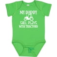 thumbnail image 3 of Inktastic Farmer My Daddy Still Plays with Tractors Boys or Girls Baby Bodysuit, 3 of 5