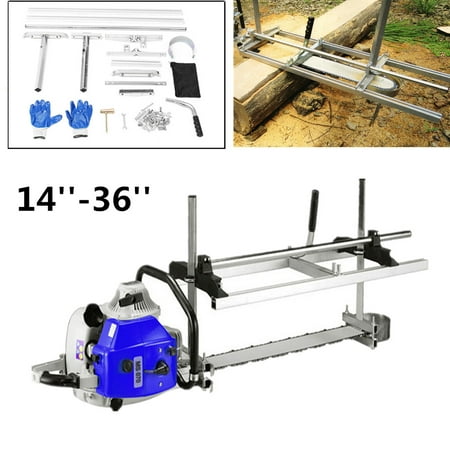 Portable 90cm Chainsaw Mill Planking Milling 14