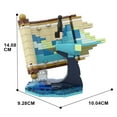 thumbnail image 2 of Ideas Green Mountains And Rivers Building Set, MOC Art Pixel landscape Building Kit Compatible with Lego, Creative Crafts Gift for Adults (212Pcs), 2 of 5