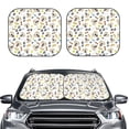 thumbnail image 2 of Sikiie Labrador Retriever Dog Print Foldable Car Windshield Sun Visor, Car Window Sunshade Suitable for Sedan, SUV and Truck Car Accessories-Small, 2 of 6