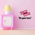 thumbnail image 3 of U Can Do It Do Your Best You Are Loved Girls Support Handshake Girls Love Beautiful Crown Prince Unicorns Royalty Sweet Dreams Decorating Holiday Gift Ideas Wall Decal Sticker - Size: 10 In X 7 In, 3 of 5