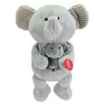 thumbnail image 4 of Kid Connection soft animal mama with baby 14''H Elephant, 4 of 5