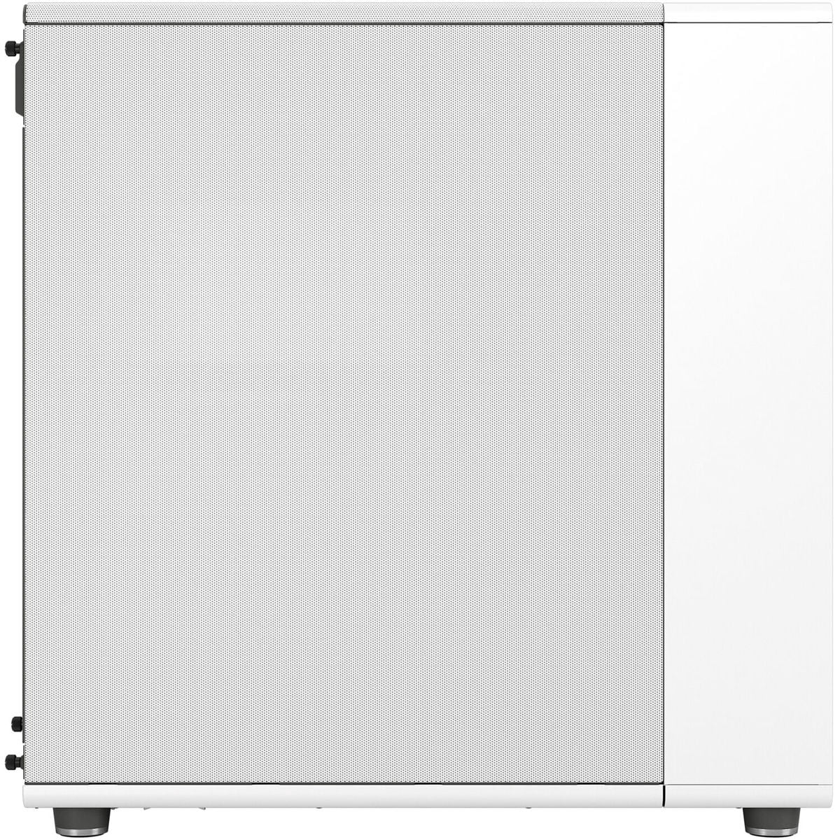 Fractal Design North XL ATX mATX Mid Tower PC Case - Chalk White Chassis with Oak Front and Mesh Side Panel - FD-C-NOR1X-03