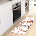 thumbnail image 5 of Hearts with Cats Bathroom Rug Non Slip Bathroom Mats Entry Door Soft Carpets for Kitchen Bedroom Living Room 39x20 inch, 5 of 7