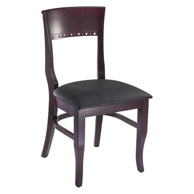 Chaise Beidermier en Acajou Noir (Lot de 2)