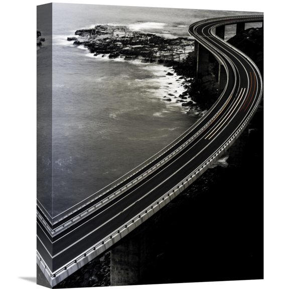 Global Gallery Andrzej Krawczyk,'Red One Goes Faster.' Stretched Canvas Artwork