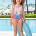 thumbnail image 3 of Yuyamidu Swimsuits for Girls 5-14 Cute Cat Hawaii Swimwear Crossback Quick Dry Summer Beachwear Sleeveless Crew Neck Bathing Suits One-Piece, 3 of 7