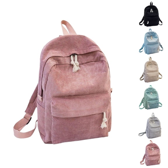 HJYCHN School Backpack Versatile Textured High School College Style Daypack for Students Kids Boys and Girls School Backpacks for Boys Pink One Size