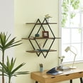 thumbnail image 4 of Danya B. Antigua Crossed Double Diamond Shelf Unit, 4 of 7